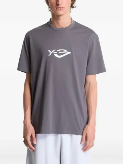 Y-3 Liquid Logo T-shirt - Grey