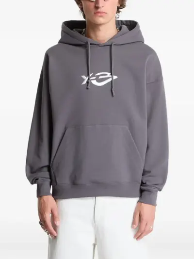 Y-3 Liquid Logo hoodie - Grey