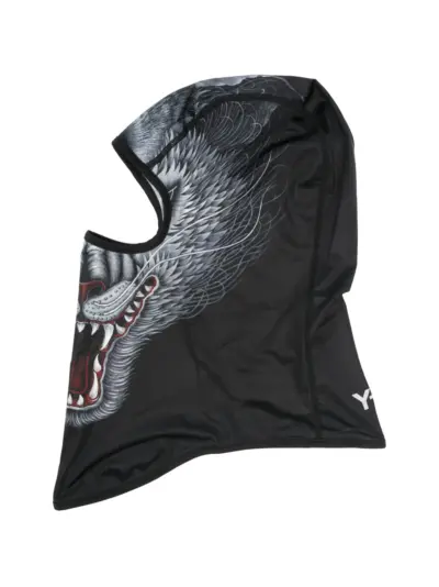 Y-3 graphic balaclava - Black