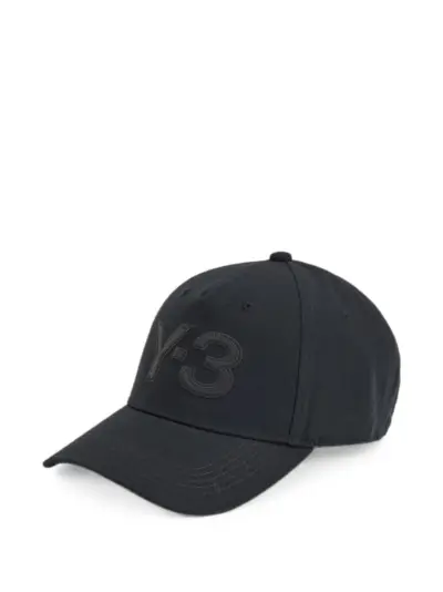 Y-3 logo-embroidered baseball cap - Black