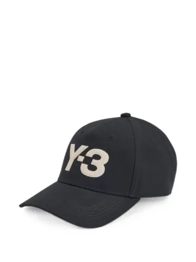 Y-3 logo-patch baseball cap - Black