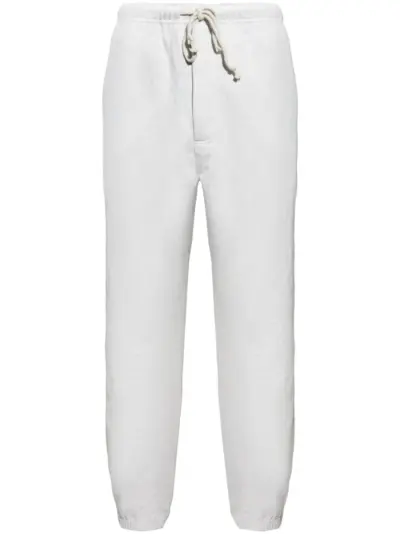 Y-3 logo-print track pants - Grey