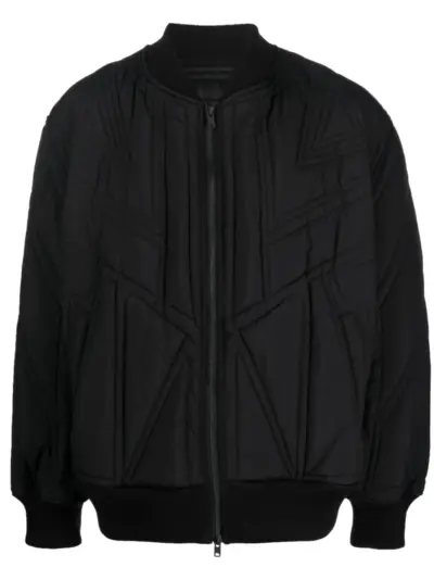 Y-3 quilted bomber jacket - Black