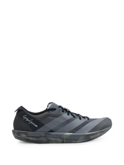 Y-3 signature-print sneakers - Grey