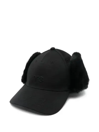 Y-3 trim-detail baseball cap - Black