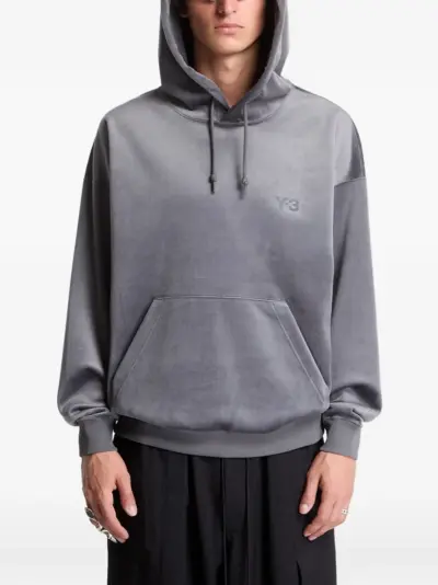 Y-3 velvet corduroy hoodie - Grey