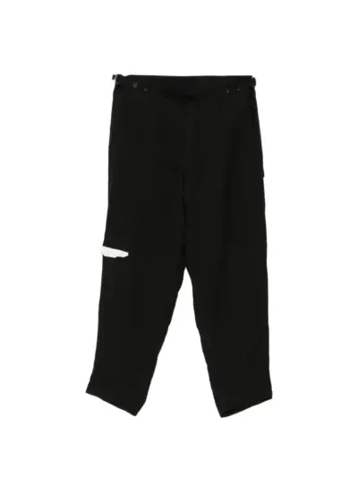 Yohji Yamamoto A-Deco Gurkha trousers - Black