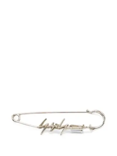 Yohji Yamamoto antique sv coat safety pin - Silver