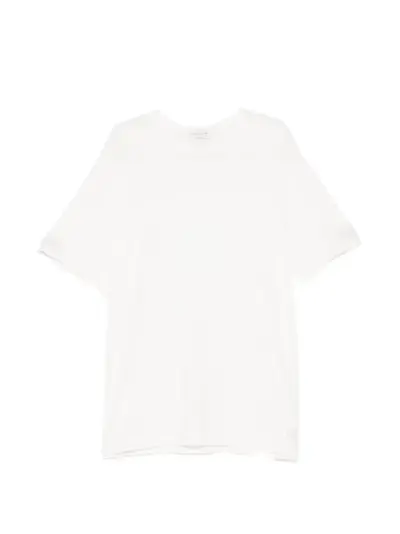 Yohji Yamamoto cotton single jersey T-shirt - White