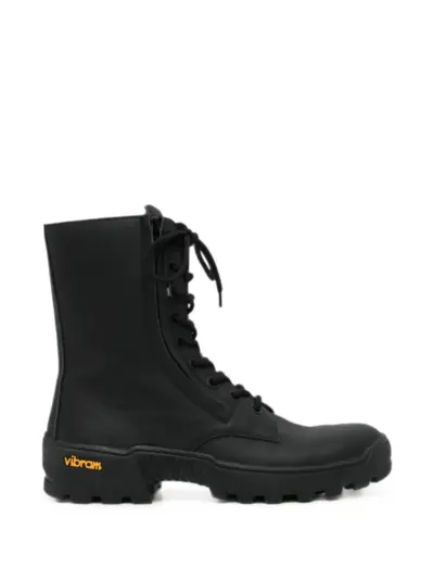 Yohji Yamamoto leather boots - Black