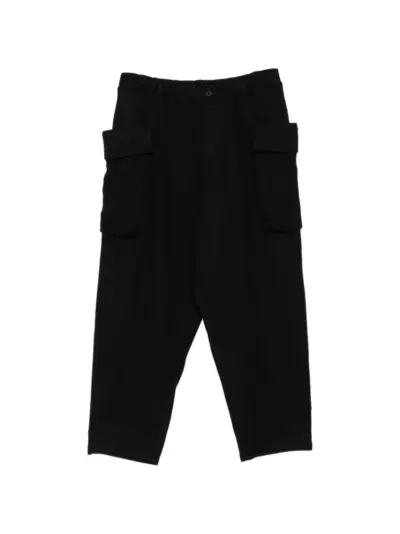 Yohji Yamamoto out pocket pants - Black