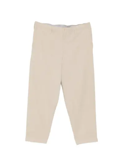 Yohji Yamamoto wide-leg work trousers - Neutrals
