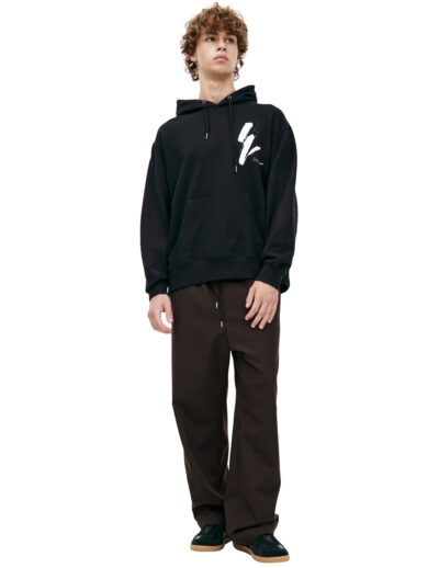 Yohji Yamamoto x NEW ERA logo hoodie