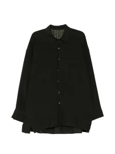 Ziggy Chen button-up shirt - Black
