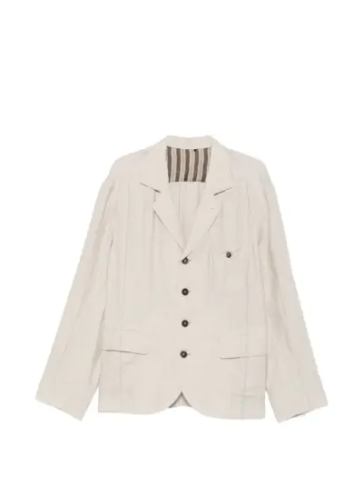 Ziggy Chen single-breasted blazer - Neutrals