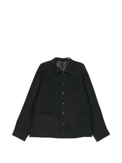 Ziggy Chen spread-collar jacket - Black