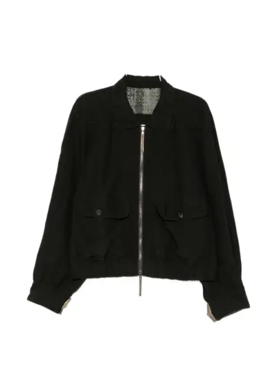 Ziggy Chen zip-up jacket - Black