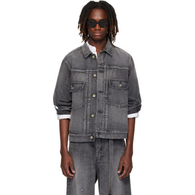 sacai Black BEYONDEXX Denim Jacket