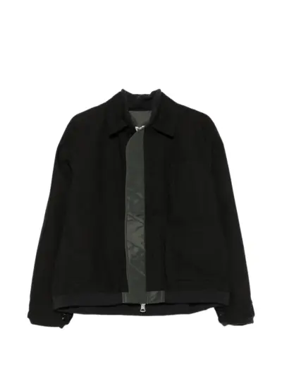 sacai reversible zip-fastening jacket - Black