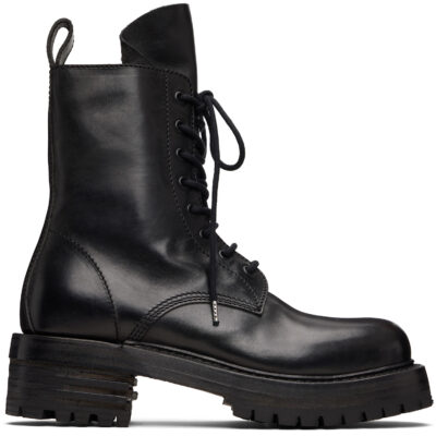 A DICIANNOVEVENTITRE Black Horse Zac Low Ankle Boots