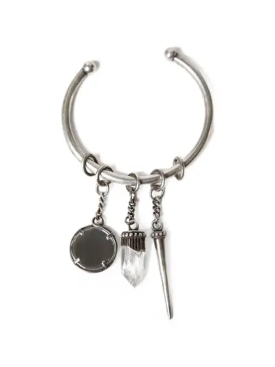 Ann Demeulemeester Arto charm-embellished bracelet - Silver