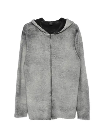 Avant Toi zip-up sweater - Grey
