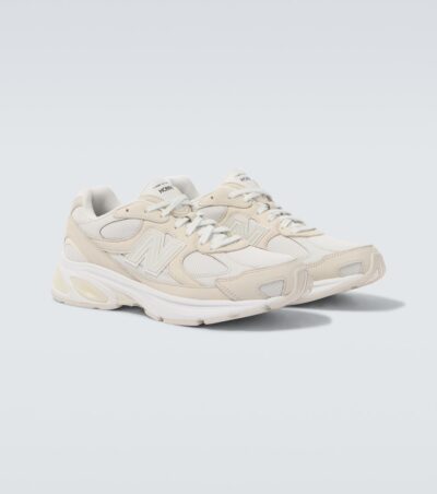 Comme des Garçons Homme x New Balance 2010 leather-trimmed sneakers
