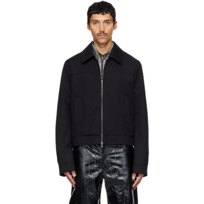 Dries Van Noten Black Wool Jacket