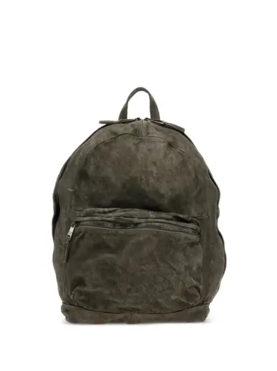 Giorgio Brato zip-fastening leather backpack - Grey