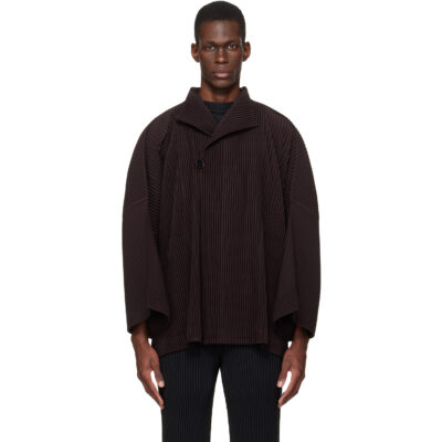 HOMME PLISSÉ ISSEY MIYAKE Brown Wear Or Wrap Jacket