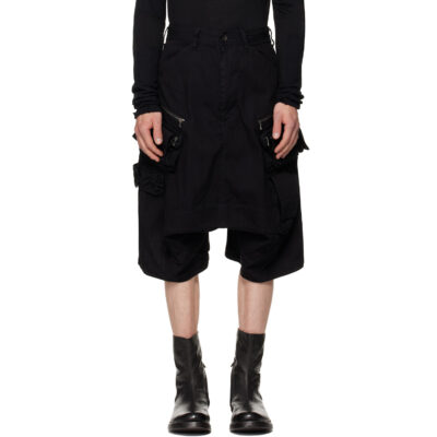 Julius Black Tactical Kite Shorts