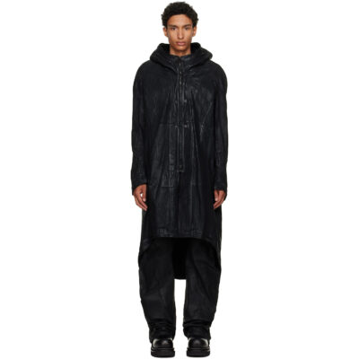 Julius Black Urban Denim Coat