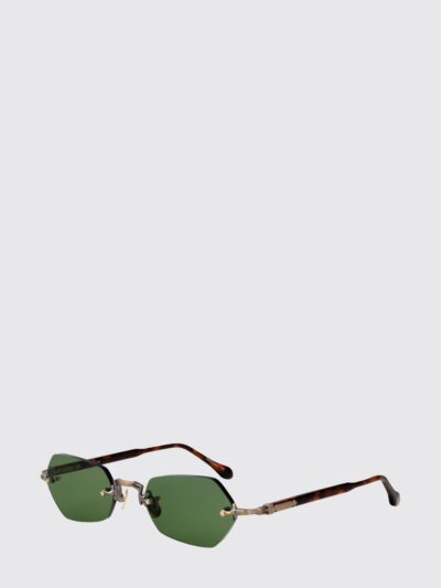 MATSUDA Flared Frame Sunglasses in Tortoiseshell Acetate and Metal