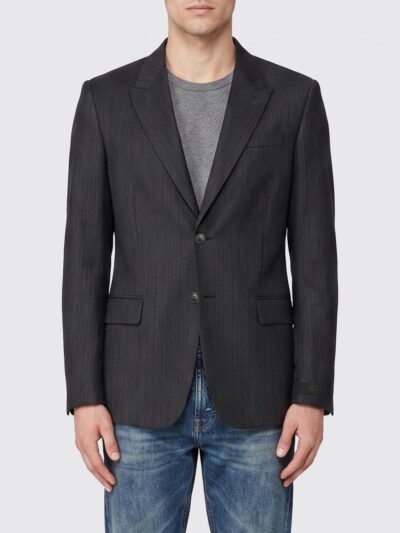 MM6 MAISON MARGIELA Virgin Wool and Cotton Single-Breasted Blazer