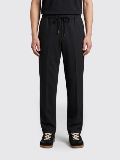 MM6 MAISON MARGIELA Wide-Leg Wool-Blend Trousers with Drawstring Waist