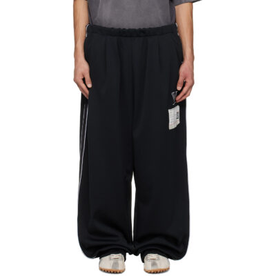 Maison MIHARA YASUHIRO Black Amateur Sewn Like Track Pants