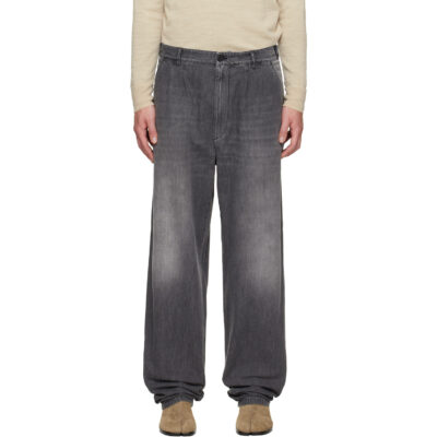 Maison Margiela Gray Straight-Leg Jeans