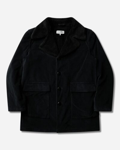 Maison Margiela Men s Cotton Caban Jacket Black