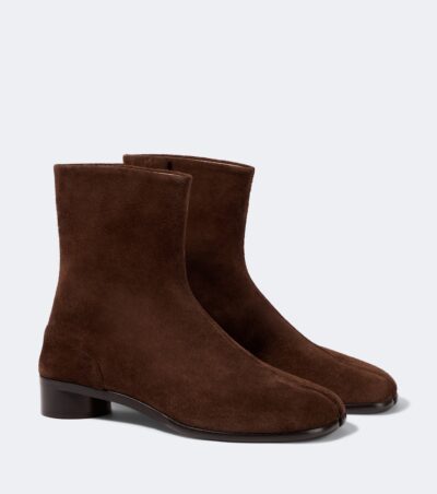 Maison Margiela Tabi suede ankle boots
