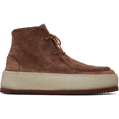 Marsèll Brown Parapana Leather Ankle Boots