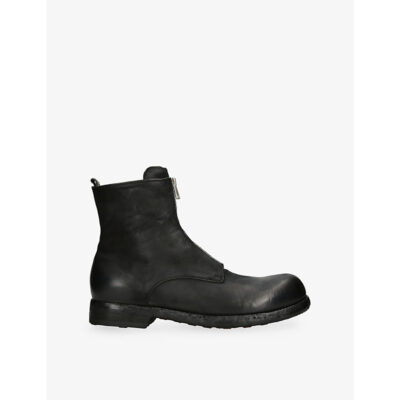 Officine Creative Mens Officine Creative Bulla Front-Zip Leather Chelsea Boots