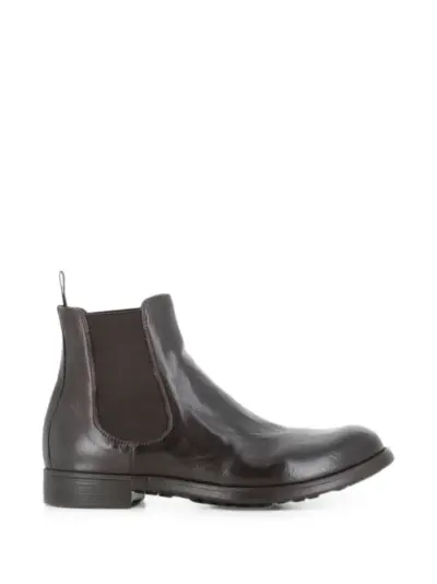 Officine Creative elasticated-panel pull-tab boots - Brown