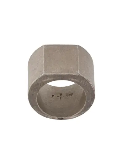 Parts of Four Crescent Plane ring - Silver