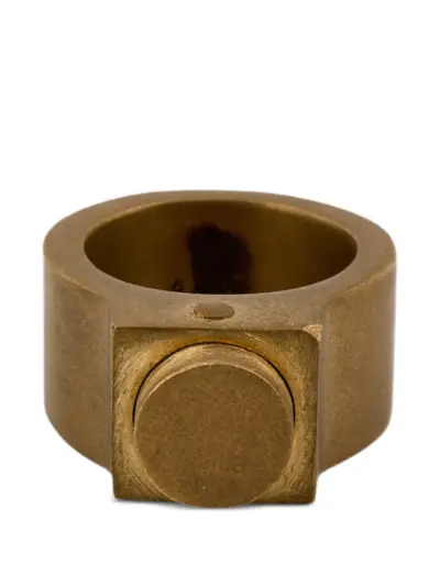 Parts of Four Sahara square gold ring