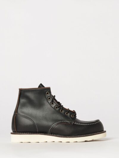 RED WING Moc Toe Lace-Up Calfskin Leather Boots