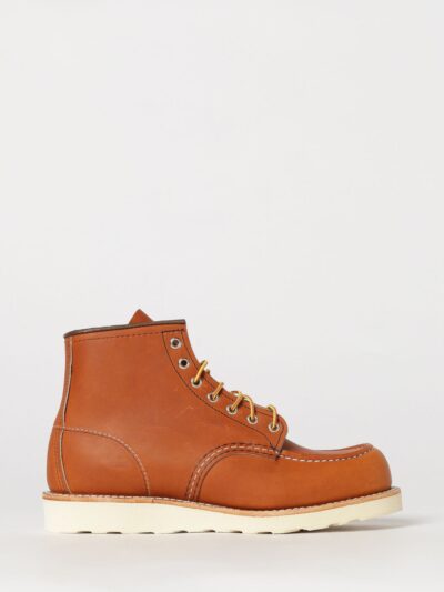RED WING Moc Toe Lace-Up Calfskin Leather Boots