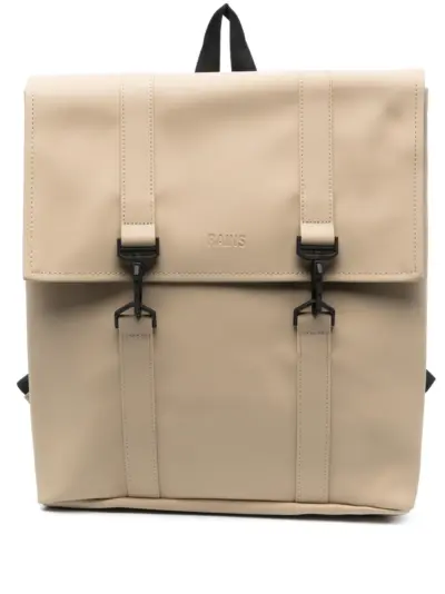Rains lobster-fastening fold backpack - Neutrals