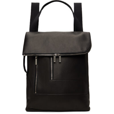 Rick Owens Black Hollywood Cargo Backpack