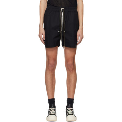 Rick Owens Black Temple Bela Boxer Shorts