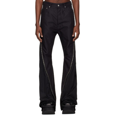 Rick Owens Black Temple Bolan Banana Jeans